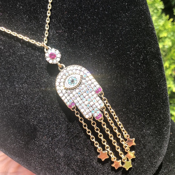Betsey Johnson havisham bling pendant NWT’s - Picture 2 of 5